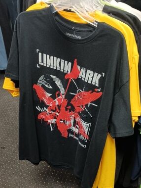 Linkin Park Black Tee with Red Graphic